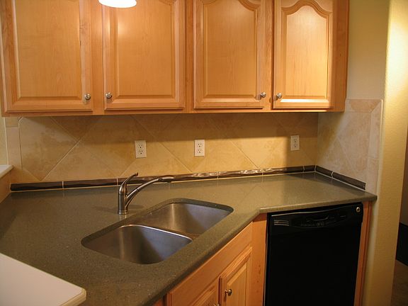 Maple cabinetry throughout