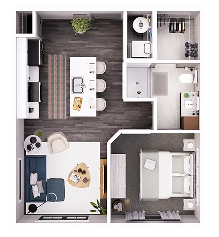 Floor plan Park-1B