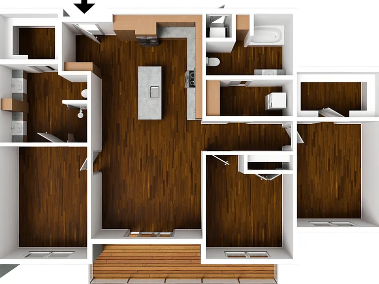 3 Bedroom A Premium 3 Bedroom A Premium