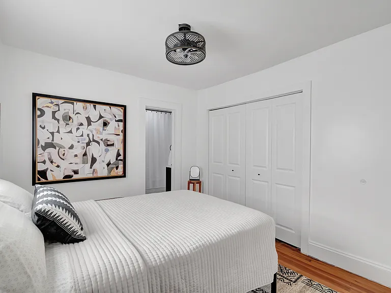 Bedroom 1. Full-size bed