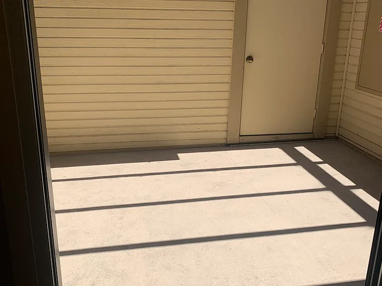 Storage room on Patio Deck