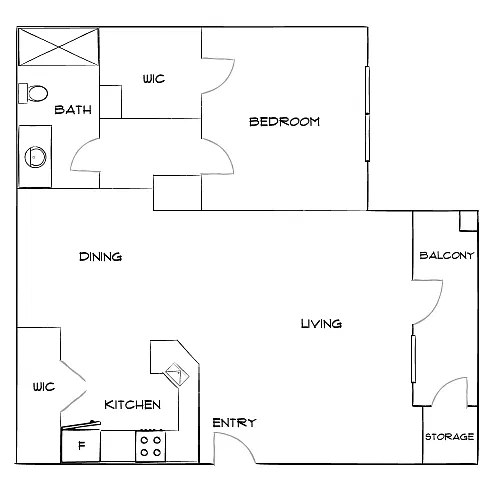 Floor plan Design 1B
