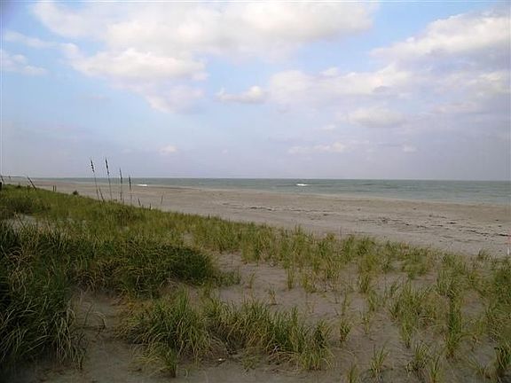 Beach across street