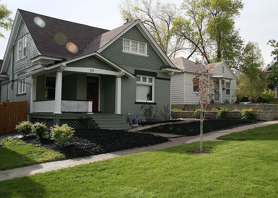 Front w new landscaping