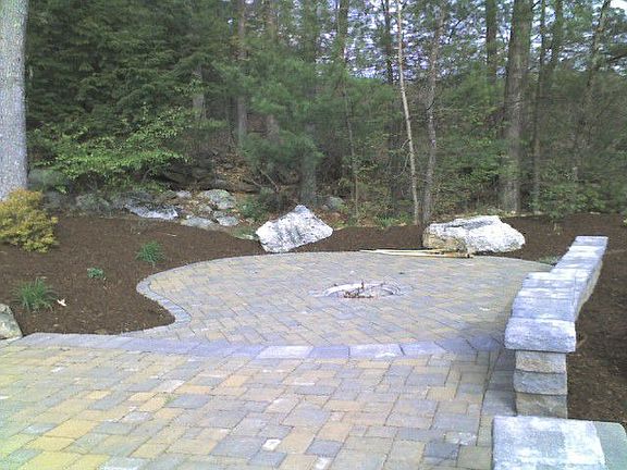 The fire pit in spring !