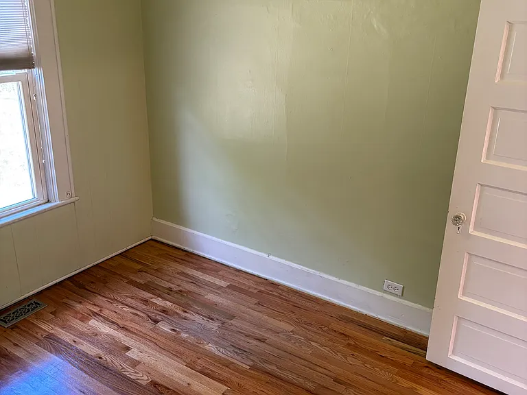 First floor bedroom from closet