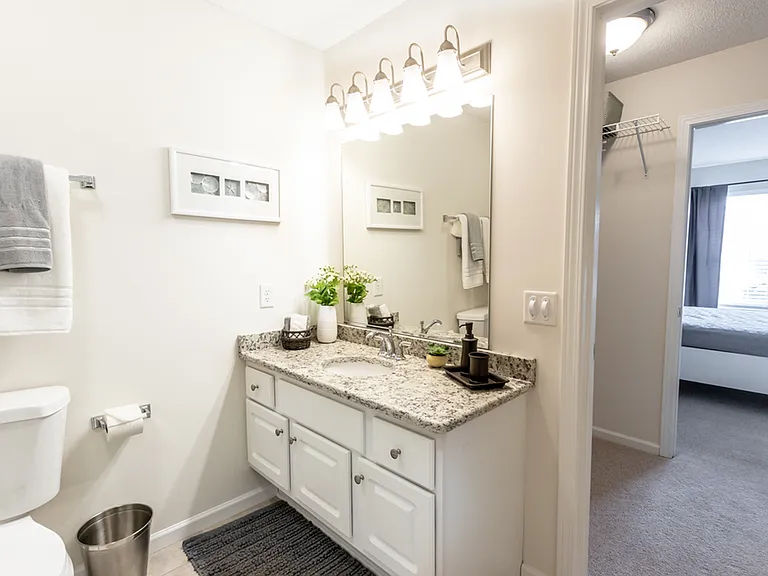 Extra Large Bathrooms with Convenient and Spacious Linen Closet