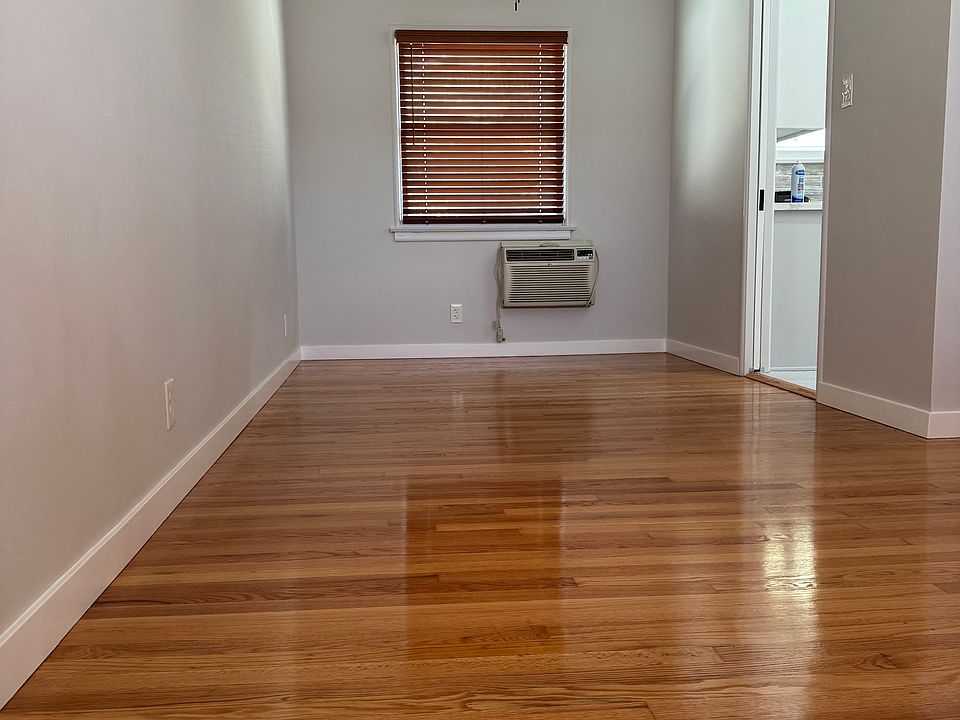 Dining area directly next to kitchen with a pocket door