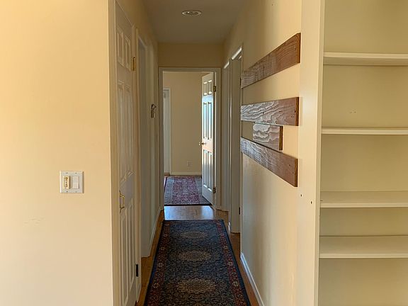 Hallway to bedrooms, bathroom and bath deck.