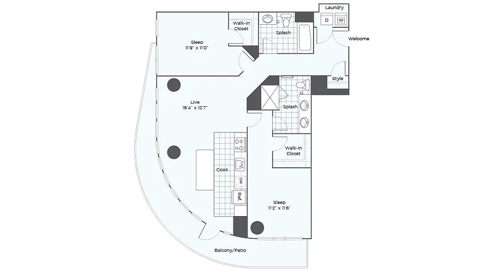 Floor plan B3T