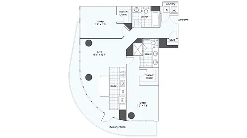 Floor plan B3T