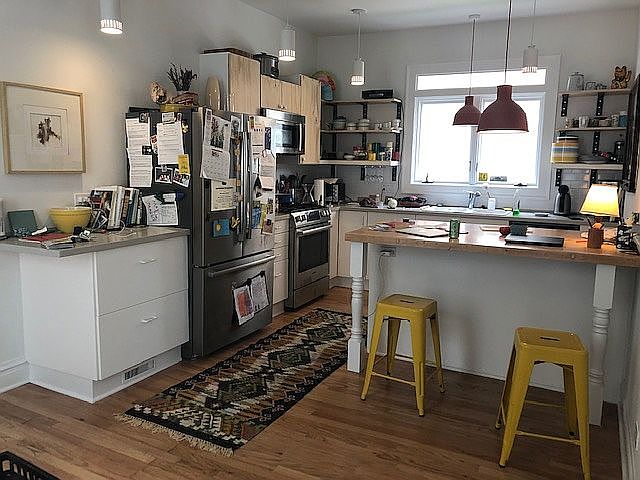 Remodeled kitchen