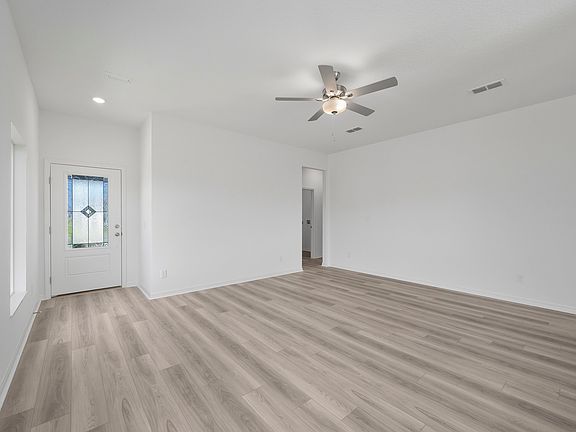 Vinyl flooring in the family room