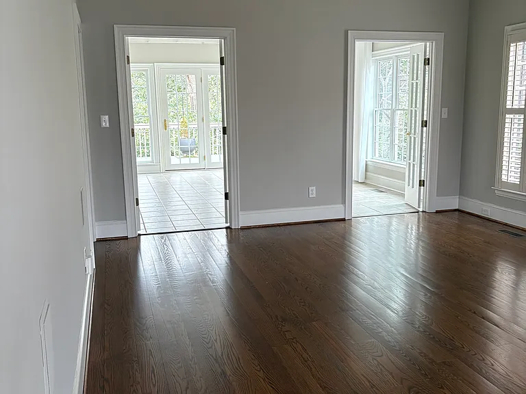 Living Room doors back to Sunroom
