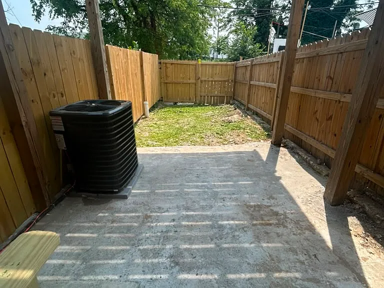 back yard