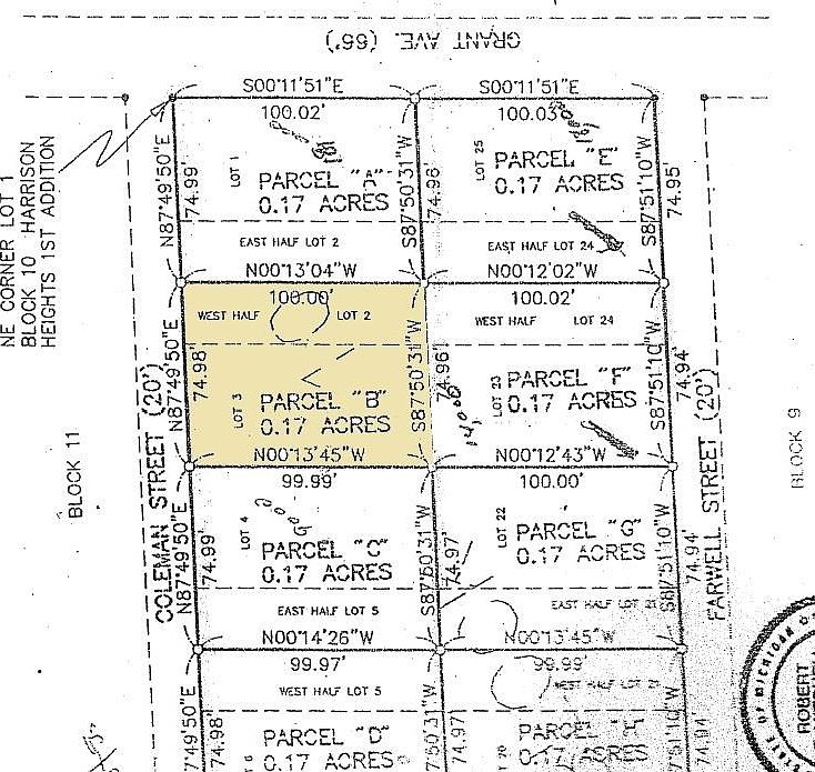 1st image of PARCEL Coleman St #B