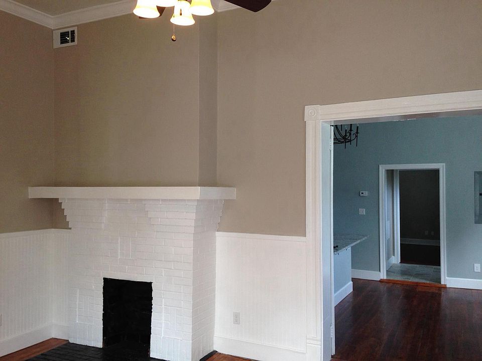 Living room fireplace