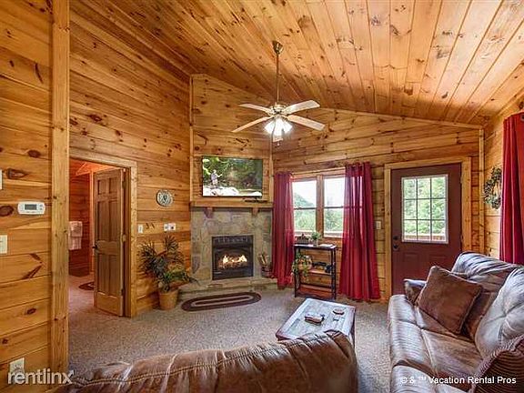 The newly updated living area