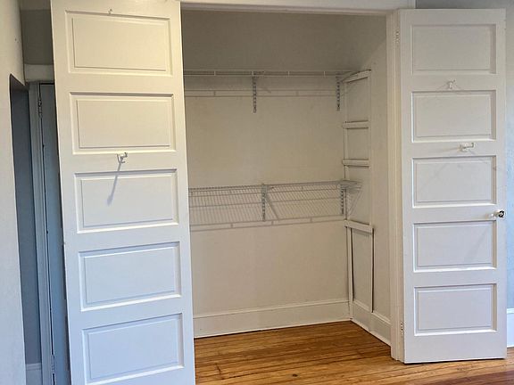 Closet space for storage