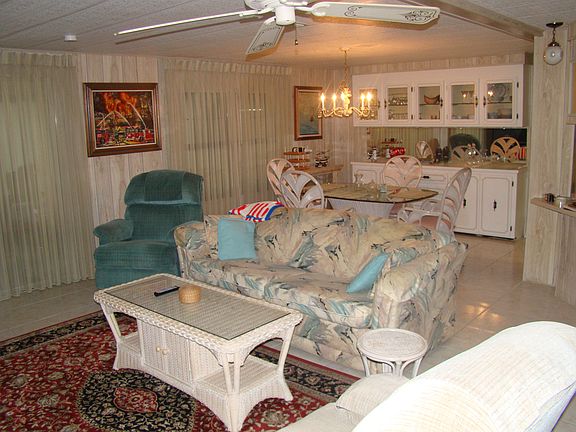 living room and dining area