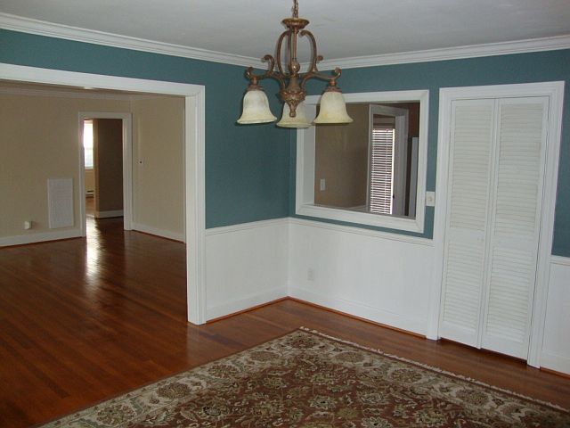 Living room & kitchen from formal dining room