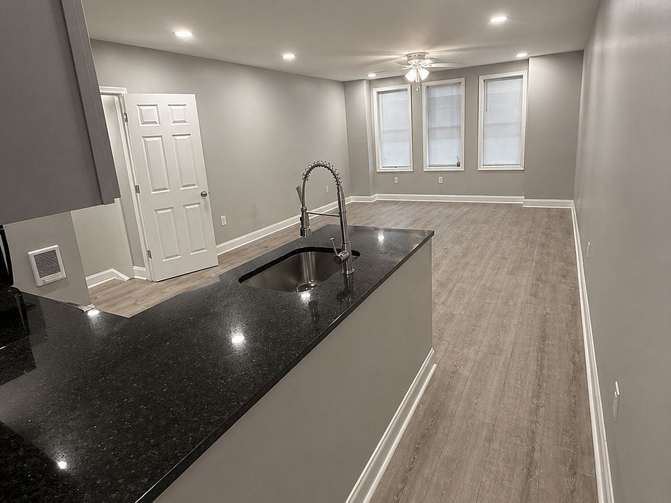 Living room and Kitchen