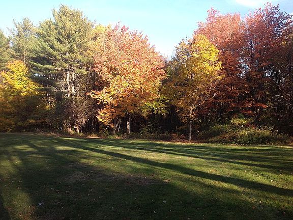 front yard in autumn