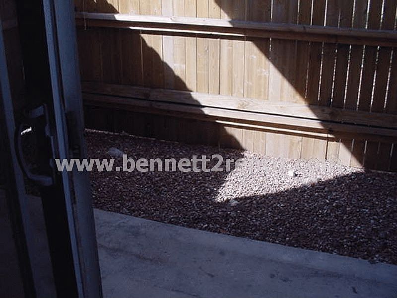 Fenced Backyard Patio