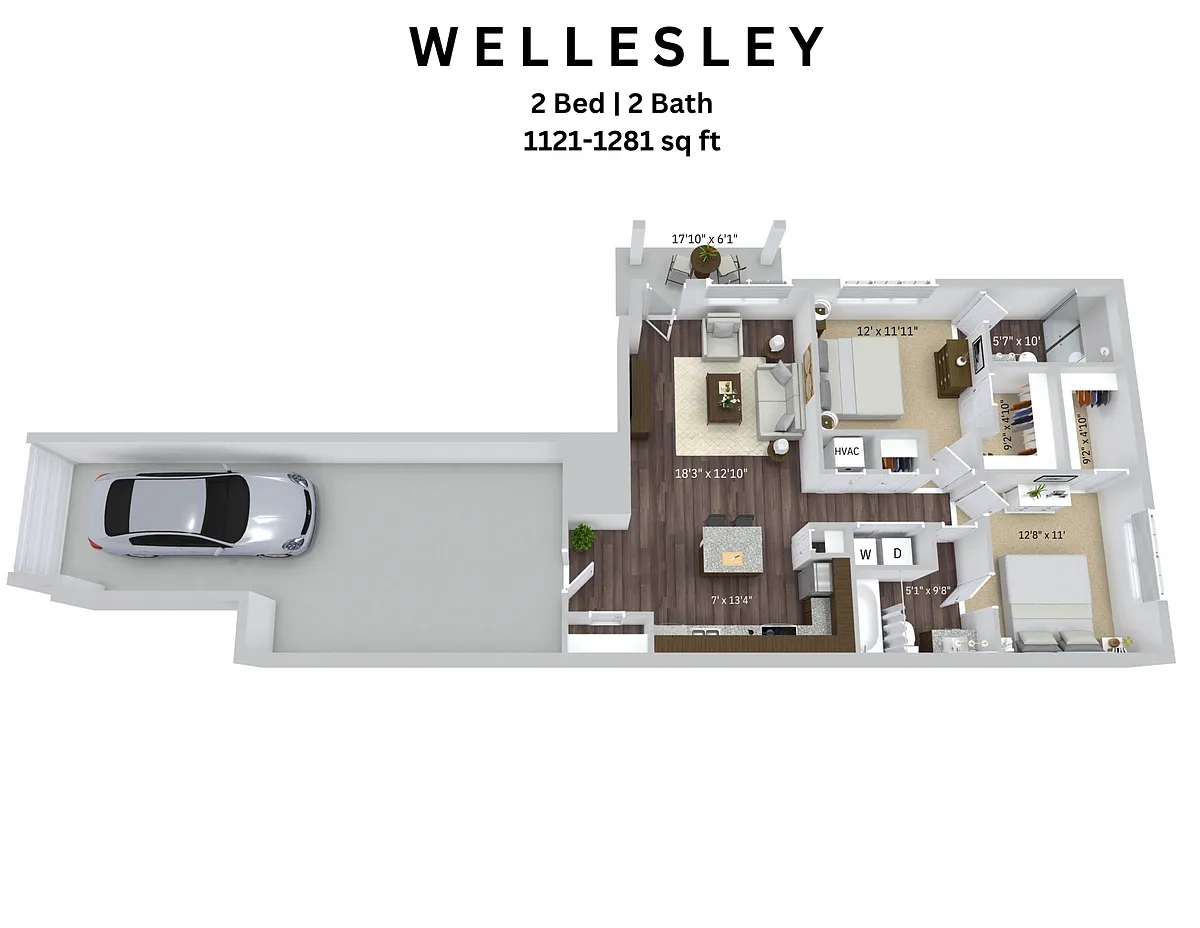 Floor plan Wellesley
