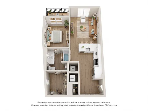 Floor plan A1G
