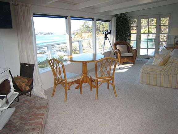 Oceanfront living room
