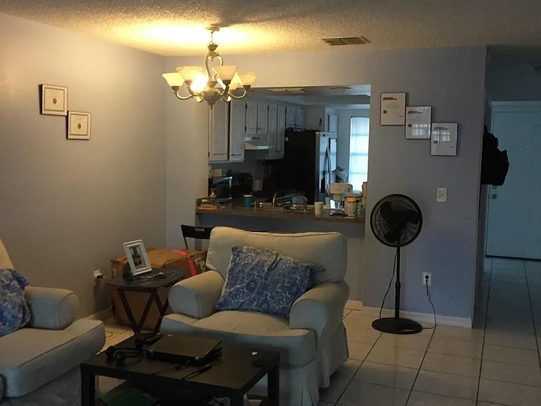 The living room