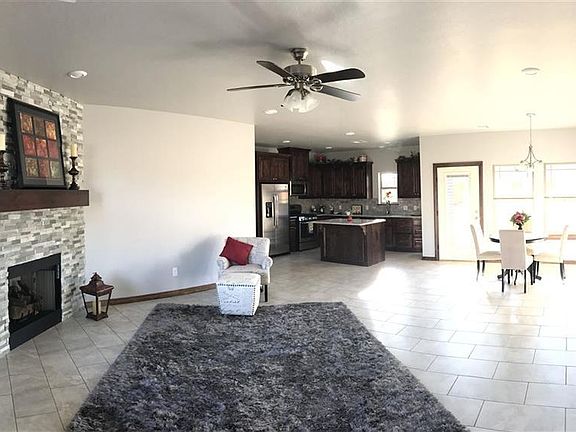 Open Living/Dining/Kitchen
