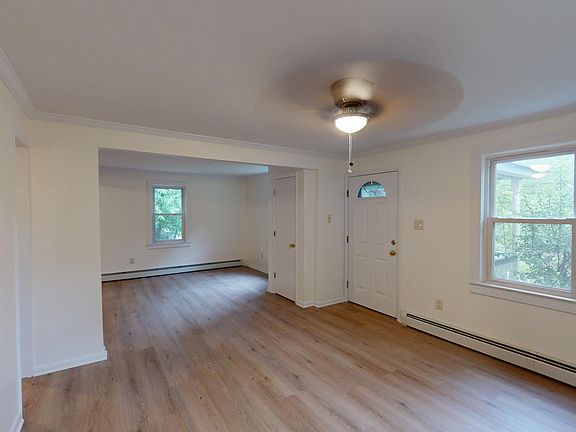 Entryway and dining room