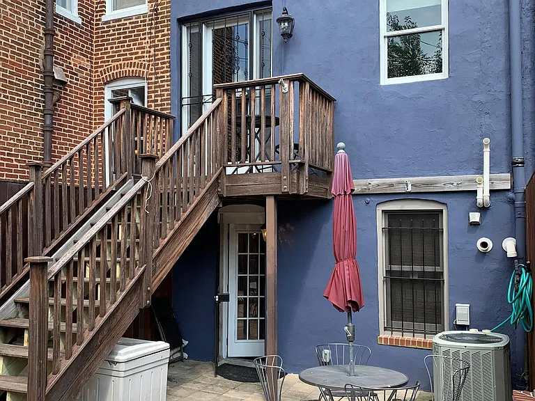 Back patio.