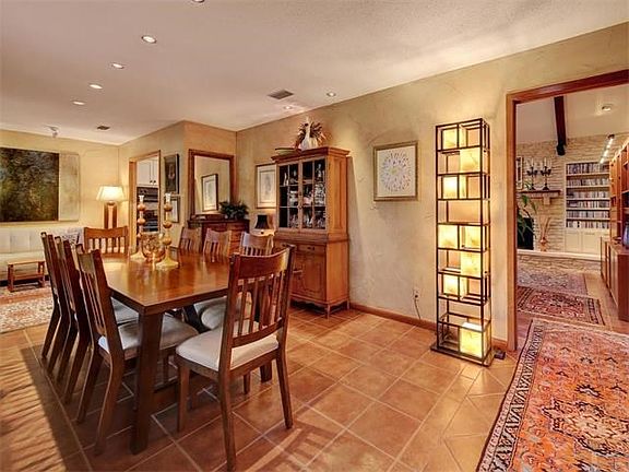 Spacious formal dining and living area