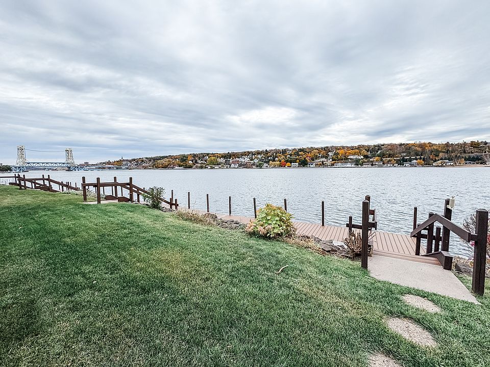 Views of the Portage Lift Bridge. Includes 26' of dock space and access railing.