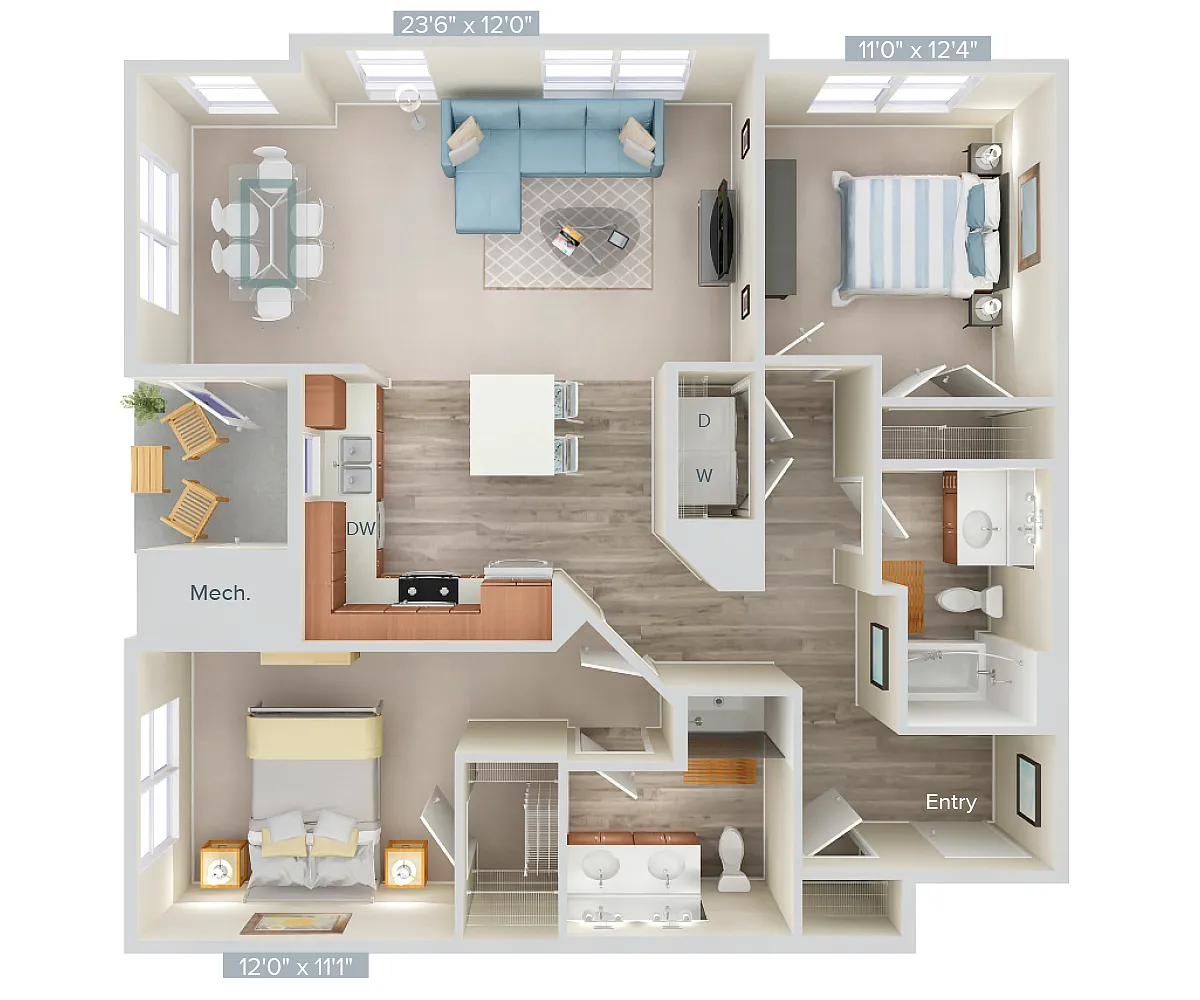 Floor plan B2-1180-ter