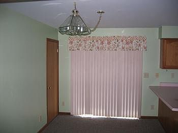 Dining area, patio door leads out to the 10 X 14 deck.