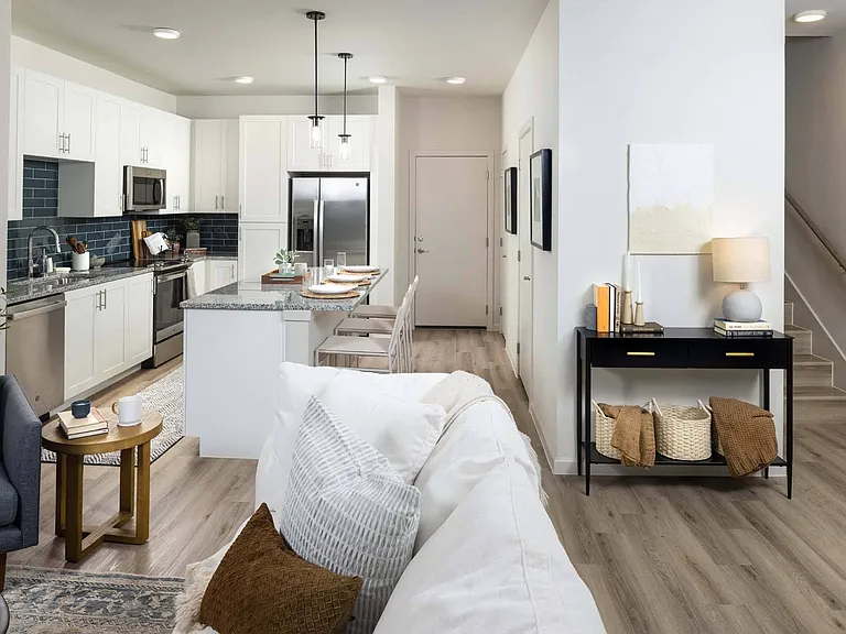 A chef's dreamyour gourmet kitchen is equipped with top-of-the-line appliances and elegant finishes.