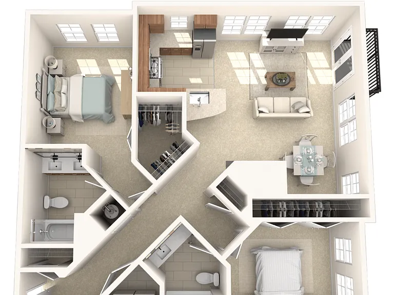 Hamilton floor plan The Stories