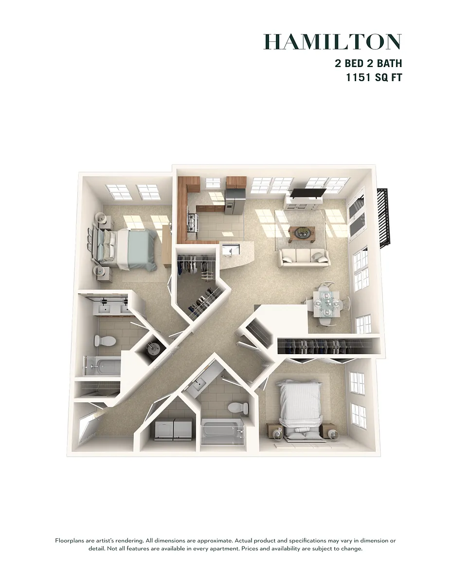 Floor plan Hamilton