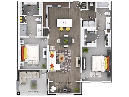 Floor plan Brookwood