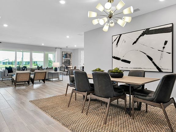 Dining Area Connected to Gathering Room