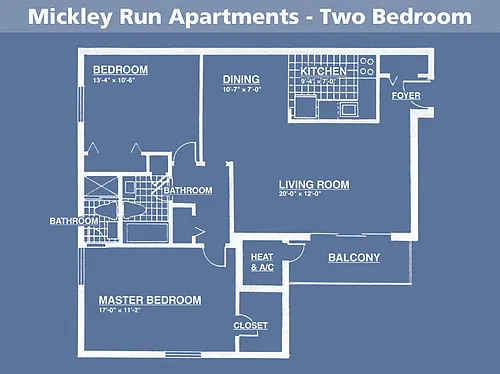 Floor plan 2 Bedroom