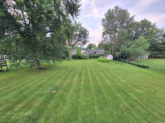 Spacious fenced back yard