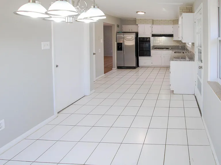 Large dining area off of kitchen