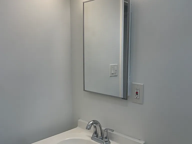 Bathroom vanity.