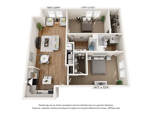 Floor plan B2B