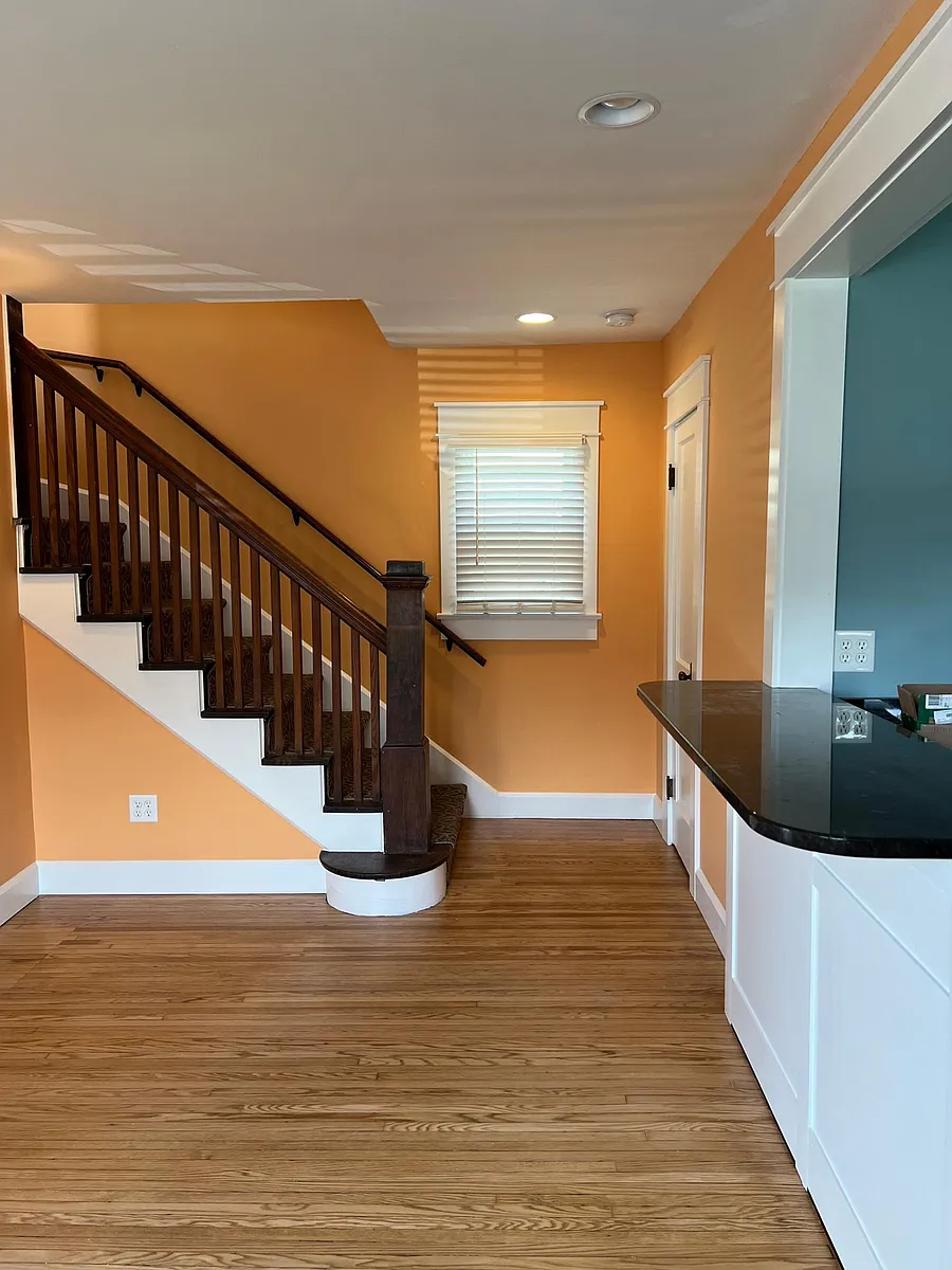 dining room looking to stairs - 549 S Lincoln St